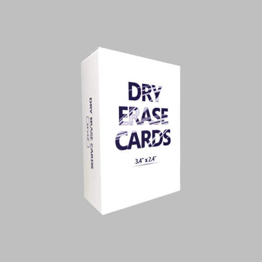 Dry Erase Cards – 100 Reusable Playing Cards
